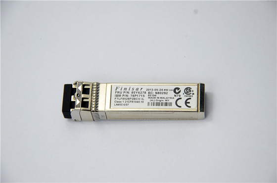 मूल Finisar FTLF8528P2BCV SFP+ MMF 850NM 8.5 Gb/s लघु तरंग दैर्ध्य SFP+ ट्रांससीवर मॉड्यूल