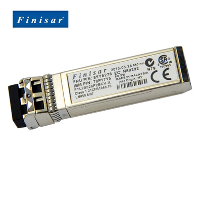 मूल Finisar FTLF8528P2BCV SFP+ MMF 850NM 8.5 Gb/s लघु तरंग दैर्ध्य SFP+ ट्रांससीवर मॉड्यूल