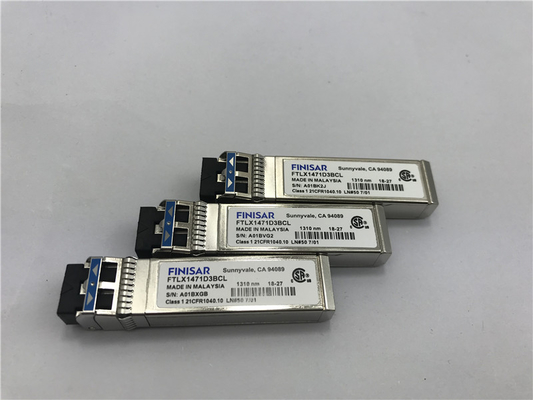 मूल फिनिसार FTLX1471D3BCV मॉड्यूल 10G डुअल रेट10 किमी SFP+ 10 किमी SFP+ ऑप्टिकल ट्रांससीवर