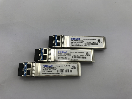 मूल फिनिसार FTLX1471D3BCV मॉड्यूल 10G डुअल रेट10 किमी SFP+ 10 किमी SFP+ ऑप्टिकल ट्रांससीवर
