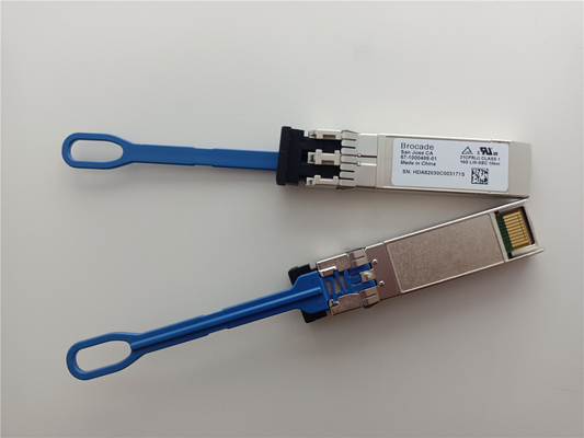 57-1000488-01 ब्रोकेड XBR-000498 मॉड्यूल 16G FC SFP+ LWL 10KM डुप्लेक्स SMF ऑप्टिकल ट्रांससीवर