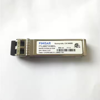 फिनिसार FTLX8571D3BCL 10Gb/s 850nm मल्टीमोड डेटाकॉम SFP+ ट्रांससीवर ऑप्टिक 10G ईथरनेट के लिए MPO POE 4G संगत SM