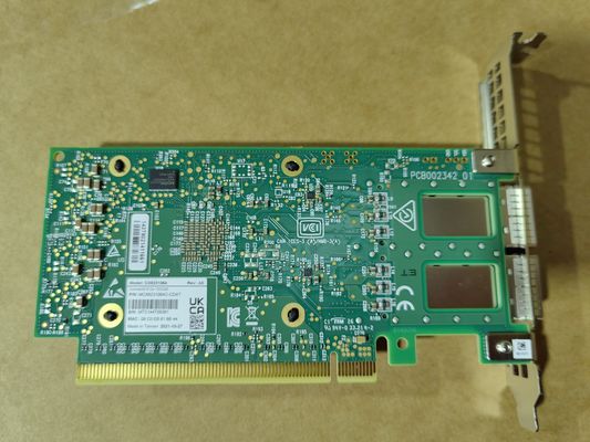 Mellanox MCX623106AC-CDAT दोहरी-पोर्ट QSFP56 PCIe 4.0 X16 ConnectX-6 Dx EN एडाप्टर कार्ड 100G ईथरनेट नेटवर्क वायर्ड बाहरी