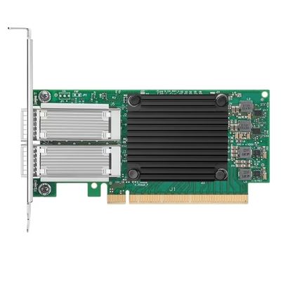 Mellanox ओरिजिनल MCX516A-GCAT ConnectX-5 EN एडाप्टर कार्ड 50GbE नेटवर्क इंटरफ़ेस PCIe3.0 X16 PCI और वाईफाई इंटरफ़ेस के साथ