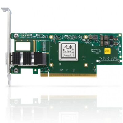 Mellanox MCX653105A-EFAT Connect X-6 VPI एडाप्टर PCIe HDR100 EDR IB और 100GbE सिंगल-पोर्ट QSFP56 ईथरनेट नेटवर्क कार्ड स्टॉक में