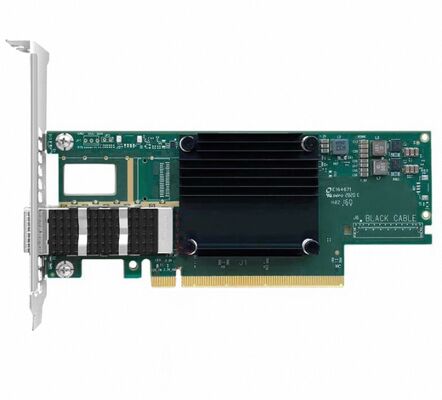 Mellanox MCX653105A-EFAT Connect X-6 VPI एडाप्टर PCIe HDR100 EDR IB और 100GbE सिंगल-पोर्ट QSFP56 ईथरनेट नेटवर्क कार्ड स्टॉक में