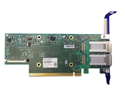 HP CX651105A के लिए Mellanox कनेक्ट- 6 वीपीआई 100Gigabit ऑप्टिकल फाइबर PCI 3.0 X16 ईथरनेट कार्ड नेटवर्क एडाप्टर