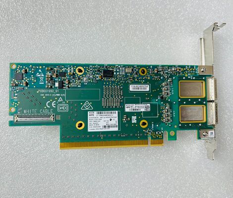 HP CX651105A के लिए Mellanox कनेक्ट- 6 वीपीआई 100Gigabit ऑप्टिकल फाइबर PCI 3.0 X16 ईथरनेट कार्ड नेटवर्क एडाप्टर