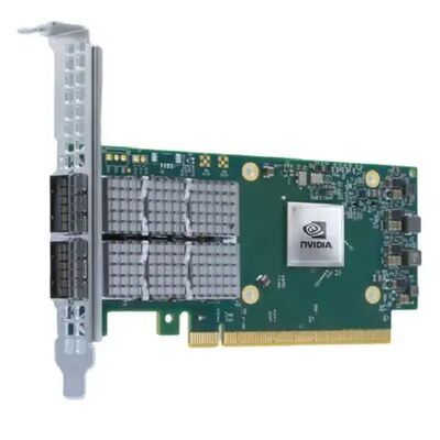 NVIDIA Connect-6 VPI सीरीज़ MCX654106A-HCAT ईथरनेट नेटवर्क इंटरफ़ेस कार्ड PCIe 3.0x16 डुअल पोर्ट 200Gb/s QSFP56 सर्वर