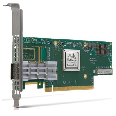 NVIDIA Connect-6 VPI सीरीज़ MCX654106A-HCAT ईथरनेट नेटवर्क इंटरफ़ेस कार्ड PCIe 3.0x16 डुअल पोर्ट 200Gb/s QSFP56 सर्वर