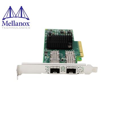 Mellanox MCX654106A-ECAT कनेक्ट-6 डेटा सेंटर आंतरिक सर्वर PCIe स्टॉक के लिए दोहरी-पोर्ट QSFP56 100GbE वायर्ड नेटवर्क कार्ड