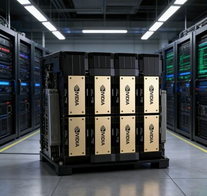 एचबीएम और पीसीआई एक्सप्रेस के साथ एनवीडिया न्यू एचजीएक्स एच200 8जीपीयू वर्कस्टेशन