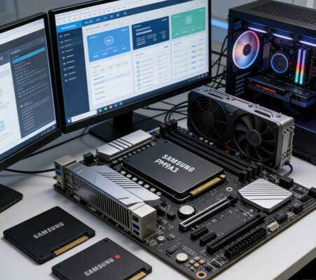 सैमसंग MZQL23T8HCLS-00B7C 3.84TB एंटरप्राइज एसएसडी PCIe 4.0 U.2 NVMe 1.4 सर्वर डेटा सेंटर के लिए