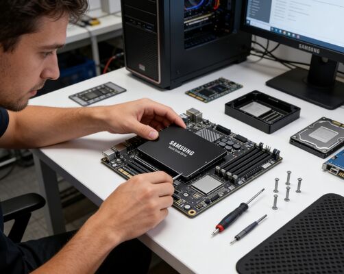 सैमसंग MZQLB7T6HALA-00W07 7.68TB PCIe 3.0 NVMe U.2 एंटरप्राइज एसएसडी सर्वर डेटा सेंटर के लिए