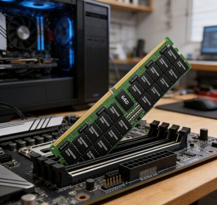 सैमसंग M321R8GA0PB0-CWMXJ 64GB DDR5 5600MHz PC5-44800 2Rx4 ECC पंजीकृत RDIMM 1.1V सर्वर मेमोरी रैम