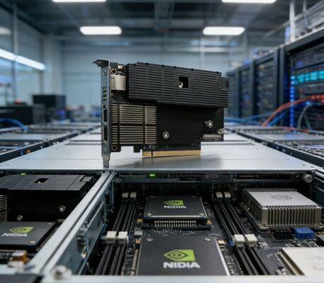 NVIDIA BlueField-3 B3240 900-9D3B6-00CN-AB0 DPU 16 आर्म कोर 32GB DDR5 2x400GbE QSFP112 PCIe Gen5 x16 FHHL पैसिव कूलिंग डेटा प्रोसेसिंग यूनिट