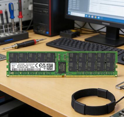 सैमसंग M321R8GA0PB0-CWMCJ 64GB DDR5 5600MT/s (PC5-44800) ECC RDIMM 2Rx4 1.1V सर्वर मेमोरी रैम