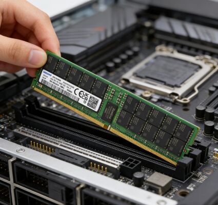 सैमसंग M321R8GA0PB0-CWMCJ 64GB DDR5 5600MT/s (PC5-44800) ECC RDIMM 2Rx4 1.1V सर्वर मेमोरी रैम