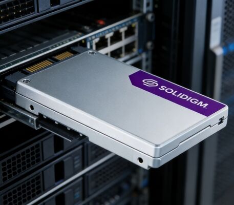 Solidigm D7-P5520 3.84TB PCIe 4.0 NVMe SSD U.2 High Performance 7100MB/s Read for Server AI Data Center