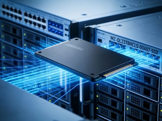 सैमसंग MZQL23T8HCLS-00A07 3.84TB एंटरप्राइज SSD U.2 PCIe 4.0 NVMe 1.0 DWPD 5-वर्षीय वारंटी सॉलिड स्टेट ड्राइव