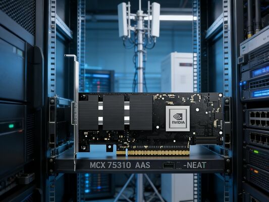 NVIDIA MCX75310AAS-NEAT ConnectX-7 400Gb/s NDR InfiniBand सिंगल पोर्ट OSFP PCIe 5.0 x16 नेटवर्क कार्ड एआई सर्वर और डेटा सेंटर के लिए