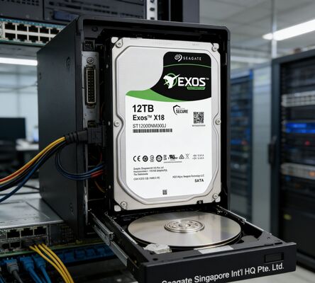 सीगेट ST12000NM000J एक्सोस X18 12TB SATA3 7200RPM 256MB एंटरप्राइज़ सर्वर HDD