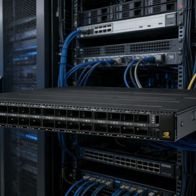 NVIDIA MQM9790-NS2R क्वांटम-2 1U NDR 400Gb/s इन्फिनिबैंड स्विच 64 पोर्ट 32 OSFP अनमैनेज्ड रिवर्स C2P एयरफ्लो AI क्लस्टर DGX H100 के लिए