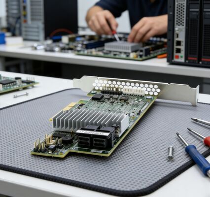 LSI 9361-8i MegaRAID SAS RAID कंट्रोलर 8-पोर्ट 12Gb/s PCIe 3.0 x8 SFF8643 स्टोरेज कार्ड