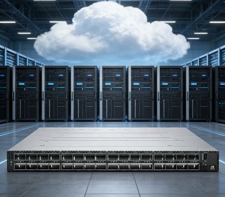 NVIDIA MQM9790-NS2R क्वांटम-2 64-पोर्ट NDR 400Gb/s InfiniBand स्विच