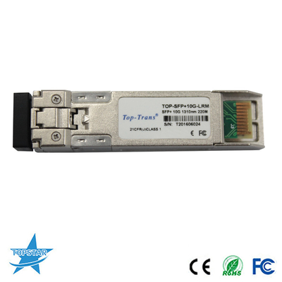 10G बेस LRM ऑप्टिकल ट्रांसीवर 220M MMF 1310nm SFP + ऑप्टिकल मॉड्यूल