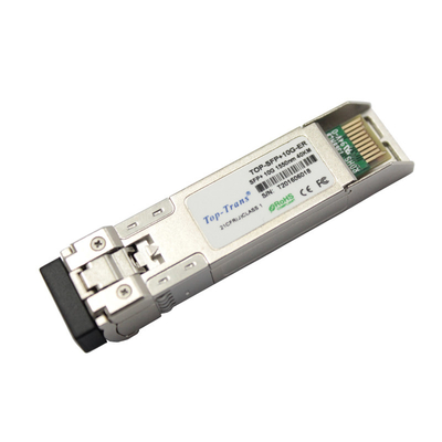 1550nm कम बिजली की खपत SFP 10G 40KM ऑप्टिकल ट्रांसीवर