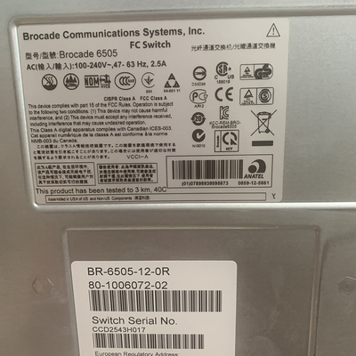 BR-6505-12-16G-0R 16gb फाइबर चैनल स्विच
