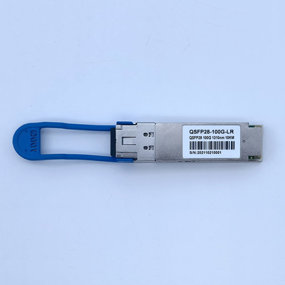 QSFP28 OTU4 100Gbps 112Gbps फाइबर ऑप्टिक रिसीवर मॉड्यूल दोहरी डेटा दर LWDM4 10KM LR4 SMF