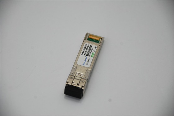 सिंगल मल्टी मोड ट्रांसीवर 80Km CWDM Sfp मॉड्यूल ऑप्टिकल 10G ईथरनेट के लिए