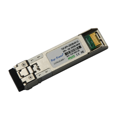 EML 10G Smf Sfp मॉड्यूल 40KM DWDM सिंगल मोड फाइबर ट्रांसीवर