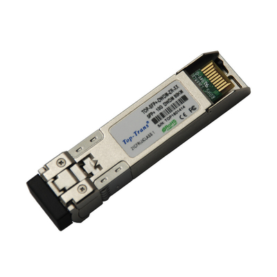 DWDM 80KM फाइबर ऑप्टिक SFP मॉड्यूल 10G सिंगल मॉडल LC कनेक्टर