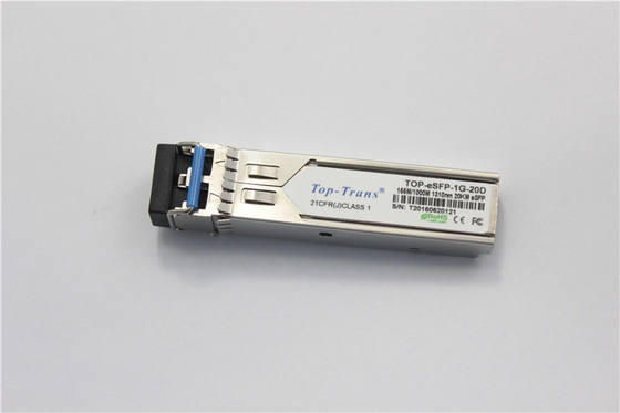 ESFp 1G SFP ऑप्टिकल ट्रांसीवर 20km 1310nm मल्टीमोड 3.3V