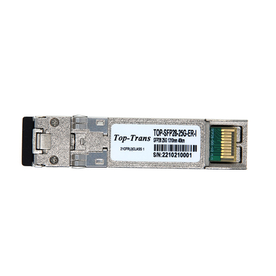 क्लाउड WAN 25G SFP28 मॉड्यूल डुअल LC 40KM SMF 25GBASE-ER