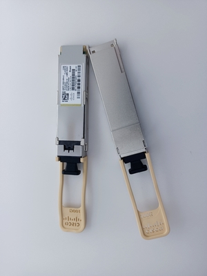 TAA 100GBase-SR4 QSFP28 100m सिस्को ऑप्टिकल मॉड्यूल QSFP-100G-SR4-S
