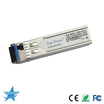 1310nm 1490nm BIDI Sfp मॉड्यूल 1.25G 40KM SMF ट्रांसीवर