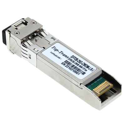 निष्क्रिय WDM CPRI ट्रांसीवर 25G SFP28 CWDM 1270-1370NM दोहरी नियंत्रण रेखा
