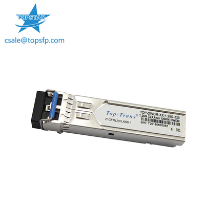 1.25G DWDM SFP ऑप्टिकल ट्रांसीवर 1310nm 120km SMF SFP मॉड्यूल
