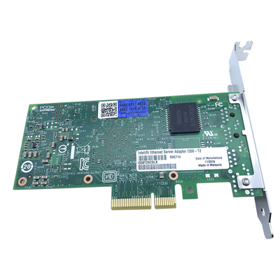 I350-T2 2 पोर्ट 1GB SFP + PCle ईथरनेट सर्वर एडेप्टर I350 नेटवर्क कार्ड