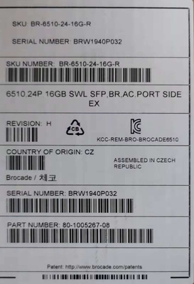BR-6510-48-16G-R ब्रोकेड एंटरप्राइज बंडल स्विच 48 पोर्ट प्रबंधित रैक